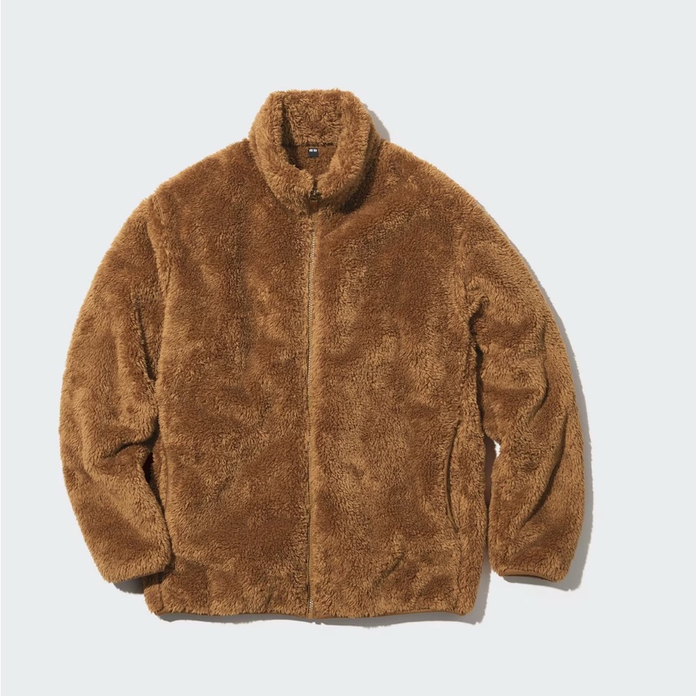 UNIQLO Fluffy Yarn Fleece Full-Zip Jacket size SMALL Men’s